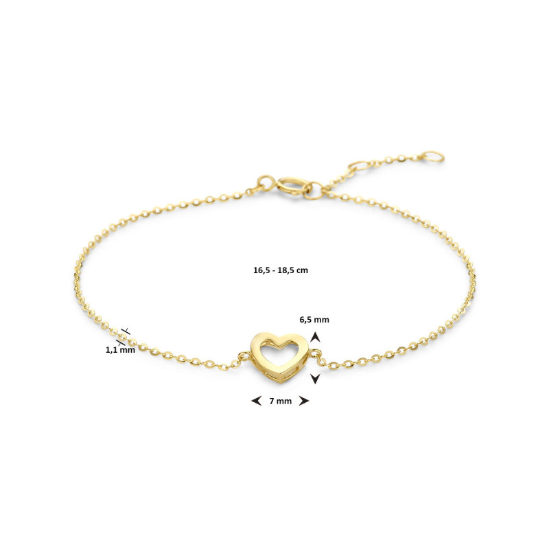 armband-hartje-goud