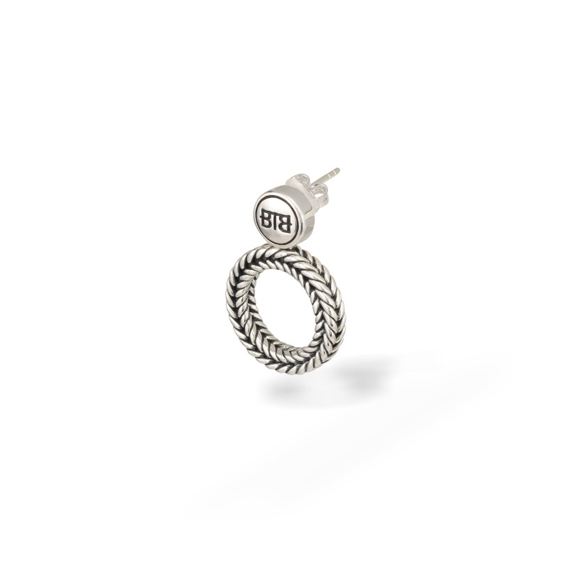 buddha-to-buddha-oorbel-426-one-barbara-round-silver-single-piece