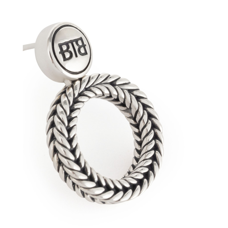 buddha-to-buddha-oorbel-426-one-barbara-round-silver-single-piece