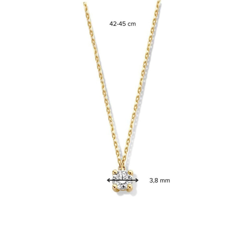 aurore-olivia-ca15010020-gouden-collier-met-ronde-labgrown-diamant-020-crt-rond-lengte-42-45-cm