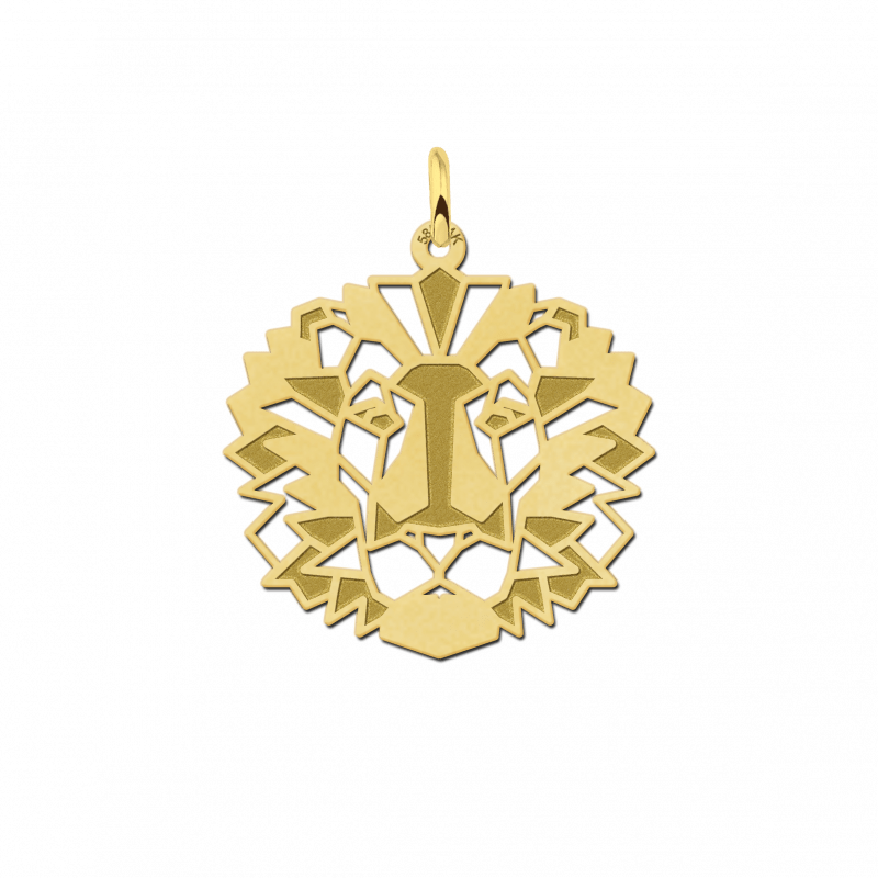 gouden-geometrische-hanger-leeuw