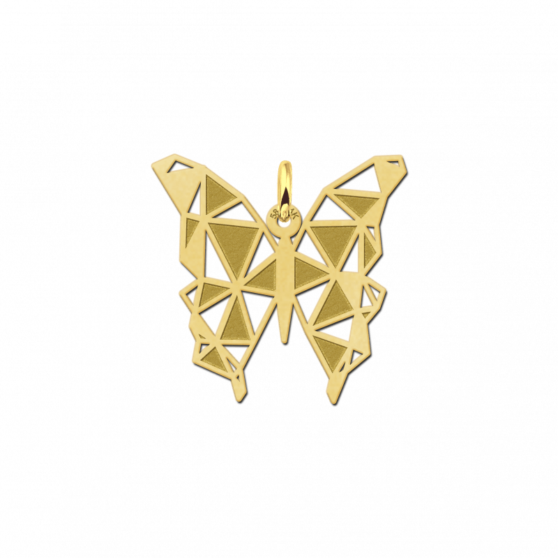 gouden-geometrische-hanger-vlinder