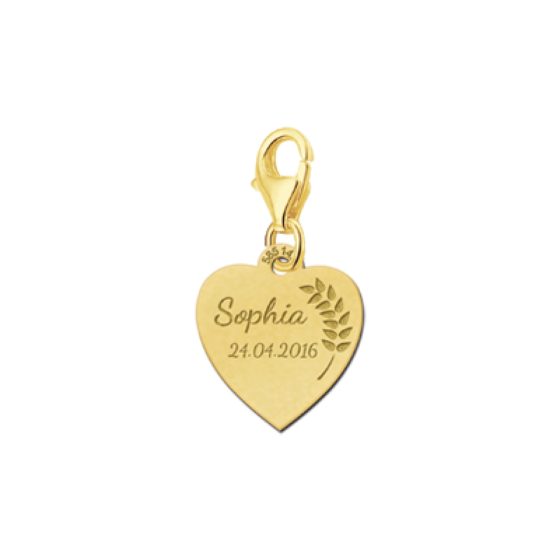gouden-bedel-hartvorm-heilige-communie