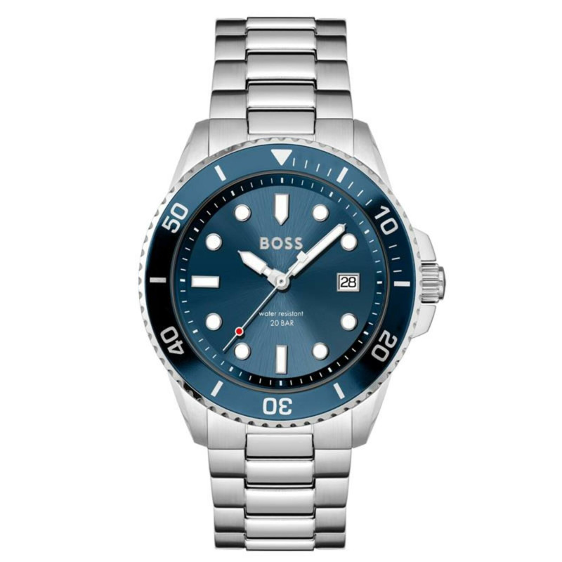 boss-ace-hb1513916-herenhorloge-van-staal-zilverkleurig-met-blauwe-wijzerplaat-en-draaibare-bezel-o-43-mm