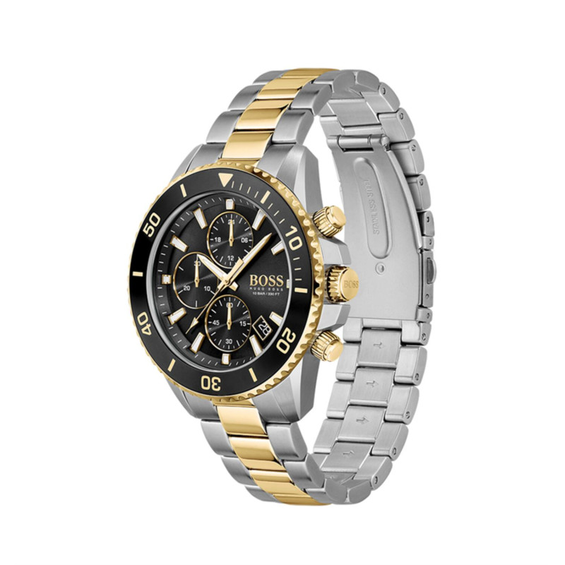 boss-admiral-hb1513908-herenhorloge-van-staal-zilverkleurig-met-zwarte-wijzerplaat-en-bezel-o-46-mm