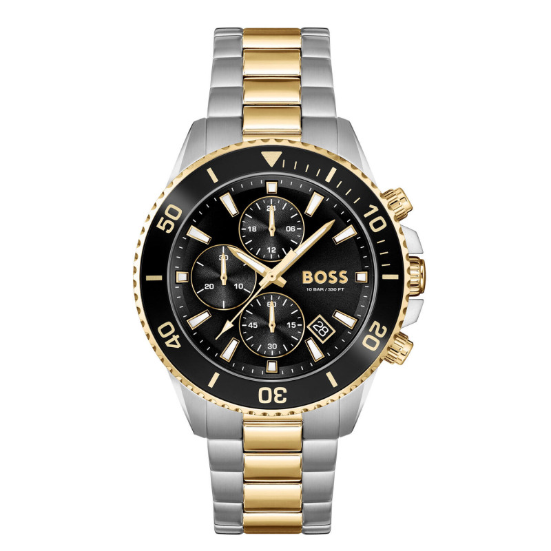 boss-admiral-hb1513908-herenhorloge-van-staal-zilverkleurig-met-zwarte-wijzerplaat-en-bezel-o-46-mm