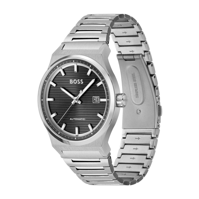 boss-candor-hb1514117-herenhorloge-automaat-zilverkleurig-met-zwarte-wijzerplaat-staal-o-41-mm