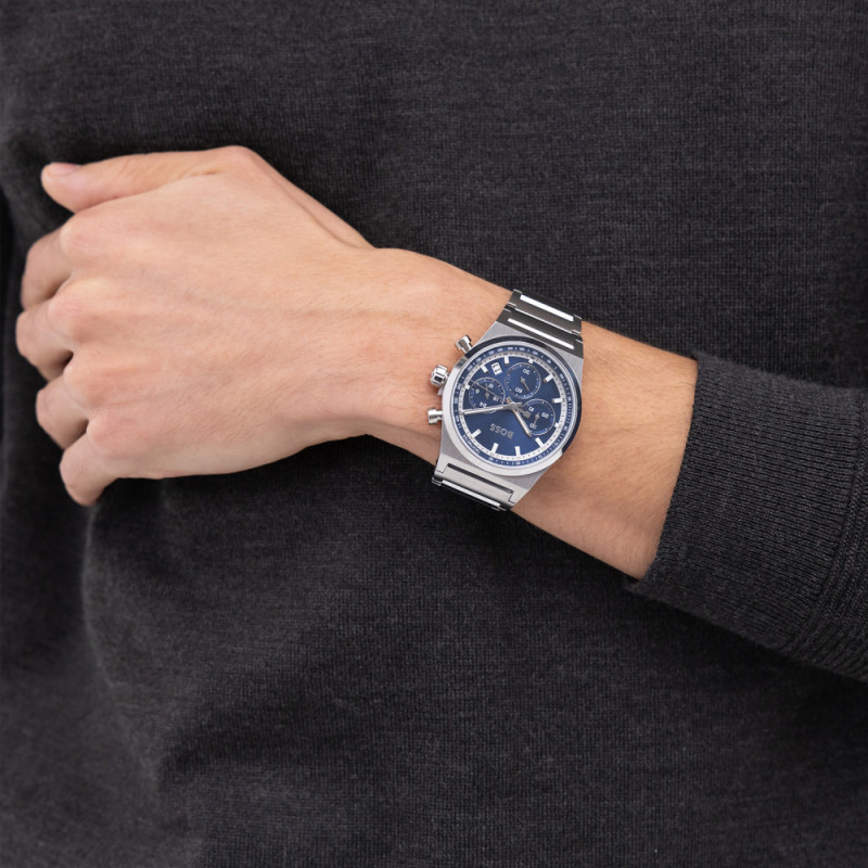 boss-candor-hb1514250-zilverkleurig-stalen-herenhorloge-met-blauwe-wijzerplaat-o-41-mm