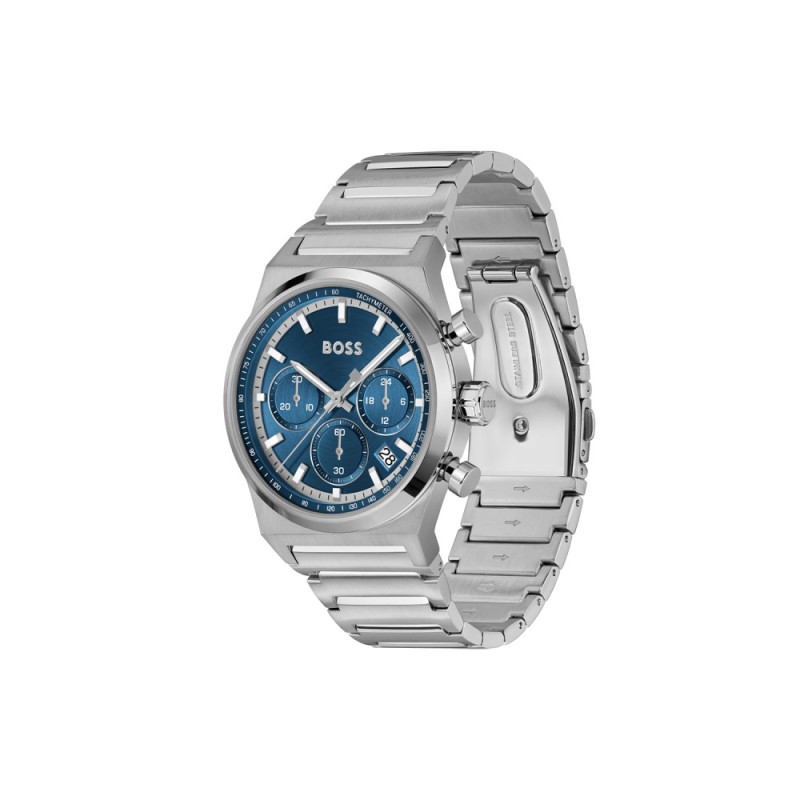 boss-candor-hb1514250-zilverkleurig-stalen-herenhorloge-met-blauwe-wijzerplaat-o-41-mm