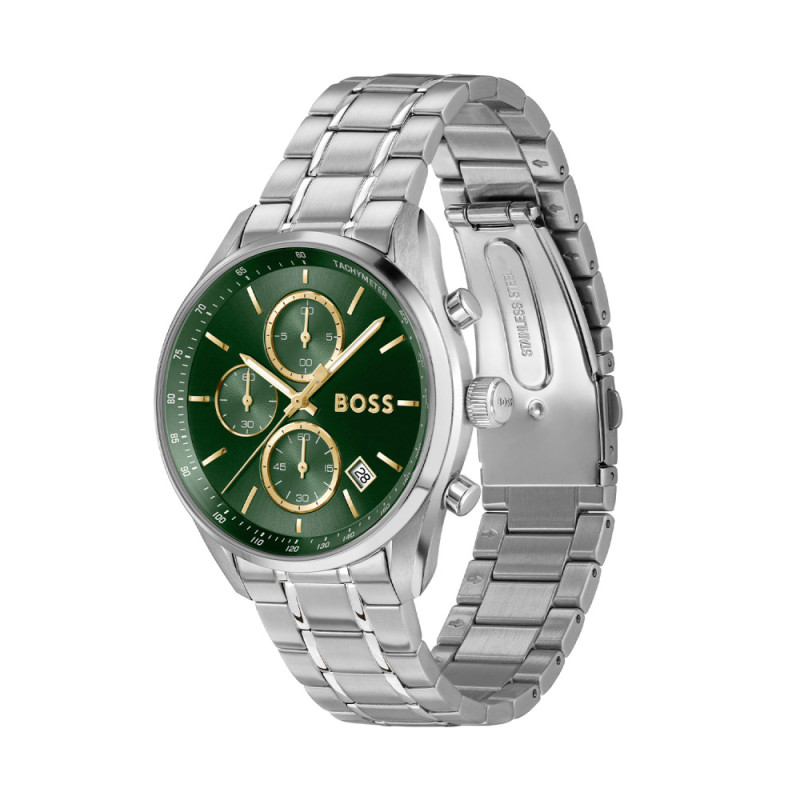 boss-grand-prix-hb1514265-zilverkleurig-stalen-herenhorloge-met-groene-wijzerplaat