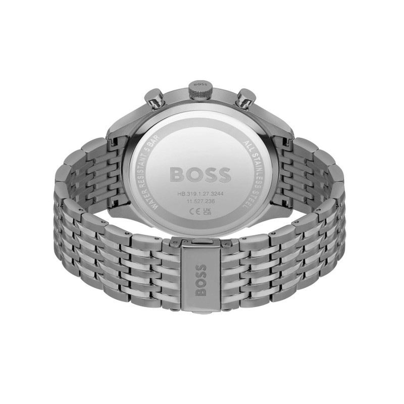 boss-gregor-hb1514083-herenhorloge-van-staal-grijs-met-blauwe-wijzerplaat-o-45-mm