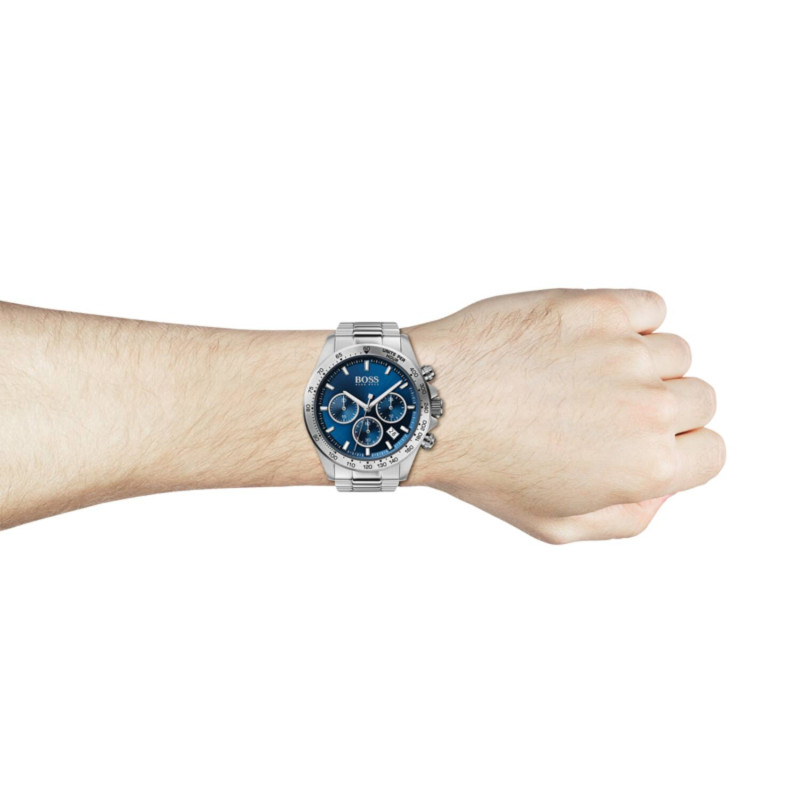 boss-hero-hb1513755-herenhorloge-van-staal-zilverkleurig-met-blauwe-wijzerplaat-chronograaf-o-43-mm