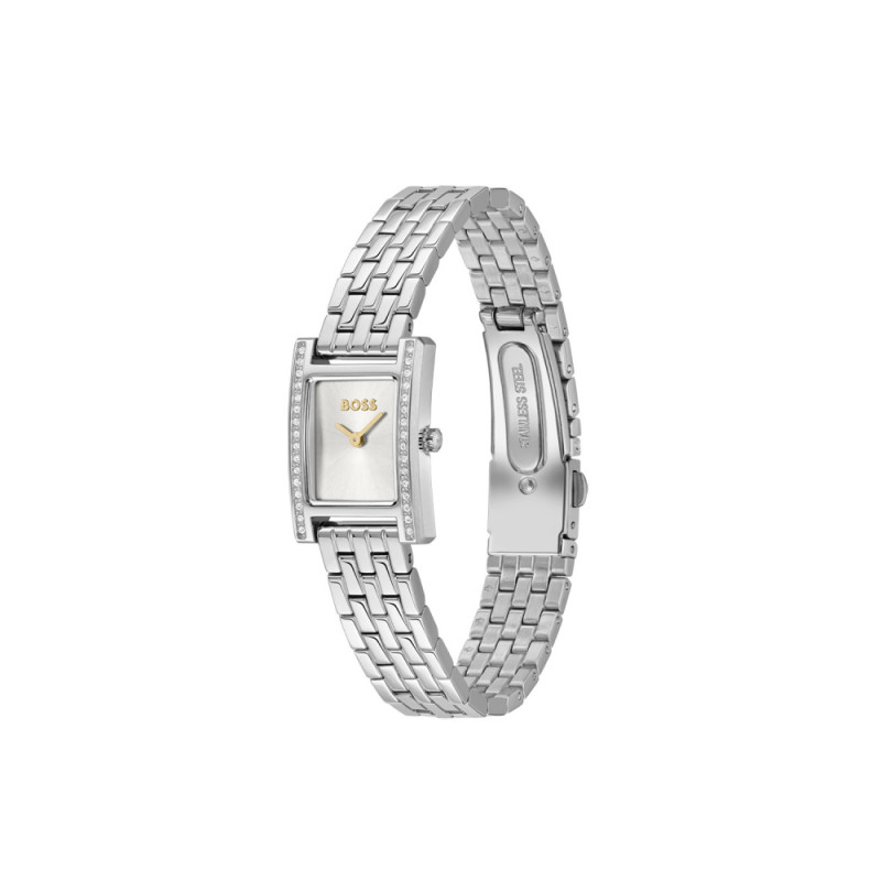 boss-lucy-hb1502816-zilverkleurig-stalen-dameshorloge-met-schakelband-en-zirkonia-o-26-mm