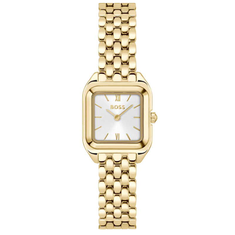 boss-mae-hb1502823-gold-plated-dameshorloge-met-zilverkleurige-wijzerplaat-o-22-mm