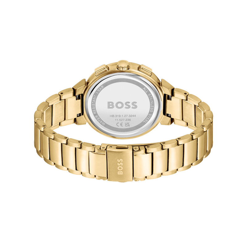 boss-one-hb1502677-dameshorloge-van-staal-goudkleurig-met-blauwe-wijzerplaat-o-38-mm