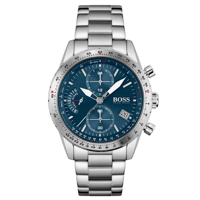 boss-pilot-hb1513850-herenhorloge-chronograaf-zilverkleurig-staal-met-blauwe-wijzerplaat-o-44-mm