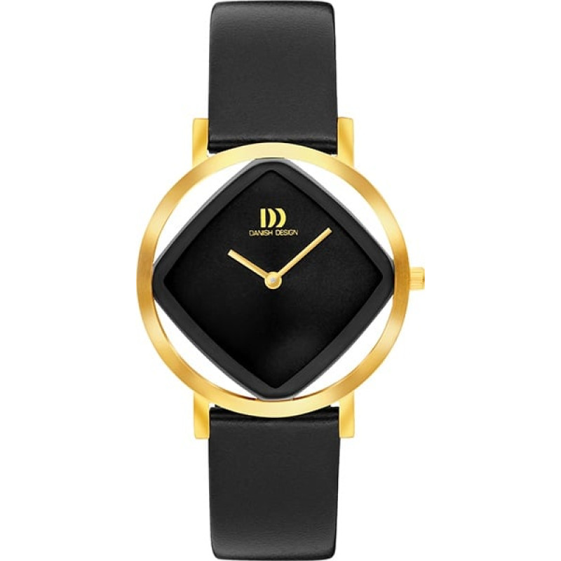 danish-design-frihed-pico-square-black-iv15q1300-goudkleurig-en-zwart-dameshorloge-34-mm