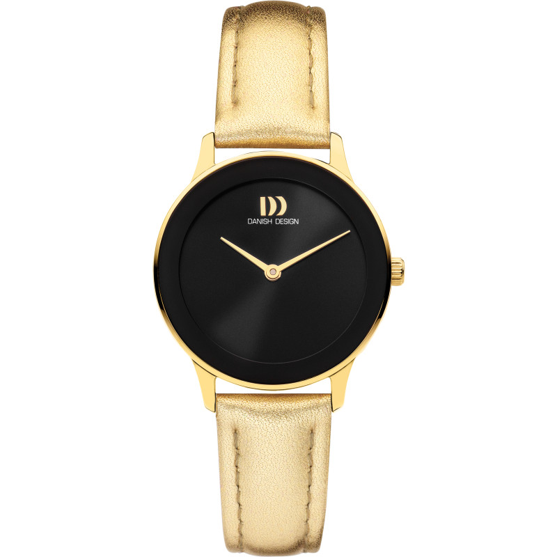 danish-design-nostalgi-1988-festive-iv21q1288-dameshorloge-staal-en-goudkleurig-leer-29-mm