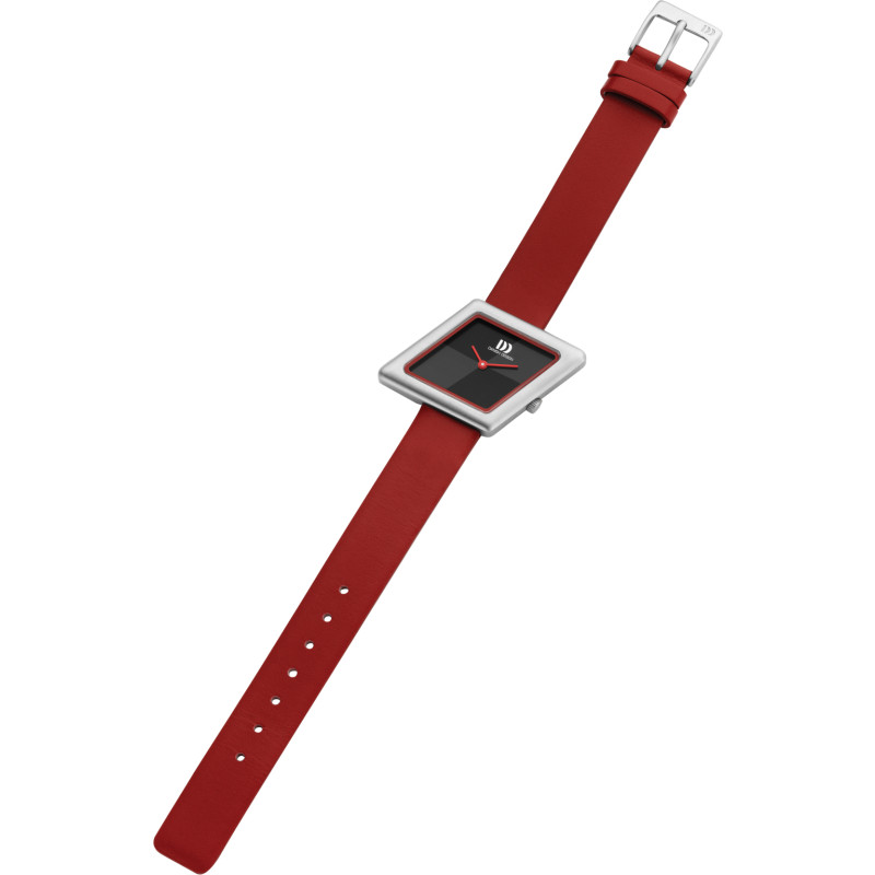 danish-design-parm-red-iv24q1291-dameshorloge-van-zilverkleurig-staal-en-rode-band-o-27-mm