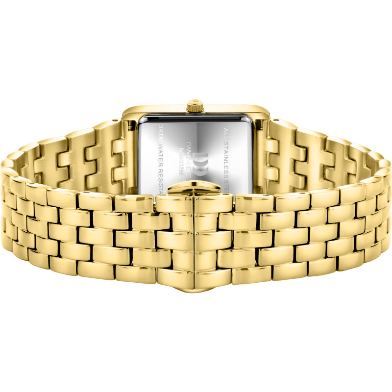 danish-design-pure-marie-iv05q1298-rechthoekig-dameshorloge-goudkleurig-22-mm