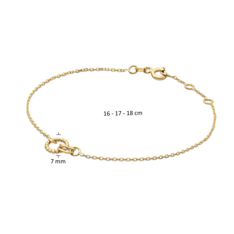 jackie-gold-castello-jkb24465-armband-cirkelvormige-details-van-14-karaat-geelgoud-lengte-16-17-18-cm