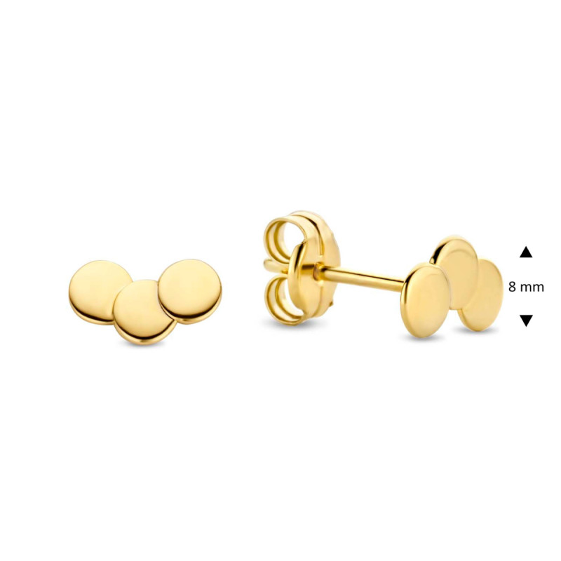 jackie-gold-jke20-003-14-karaat-gouden-oorstekers-met-3-cirkels-8-mm-breed