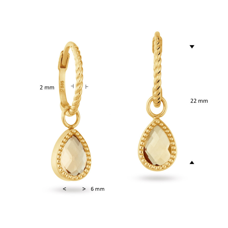jackie-gold-jke25560-14-karaat-gouden-oorringen-met-druppelvormige-citrien-hoogte-22-mm