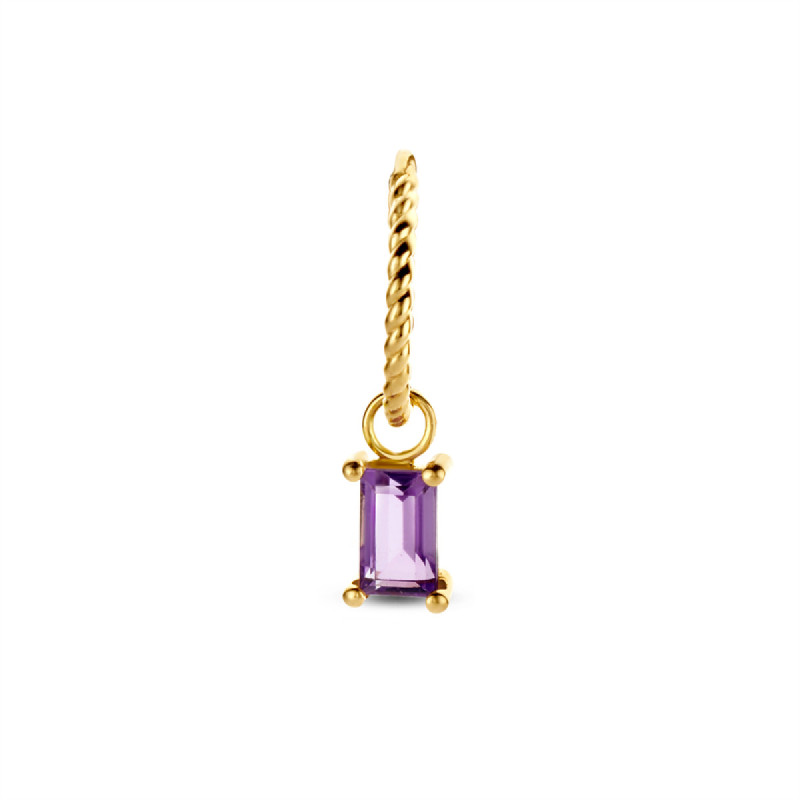 jackie-gold-jks21-156-14-karaat-gouden-oorbel-gedraaid-met-paarse-amethist-hanger-rechthoekig-per-stuk