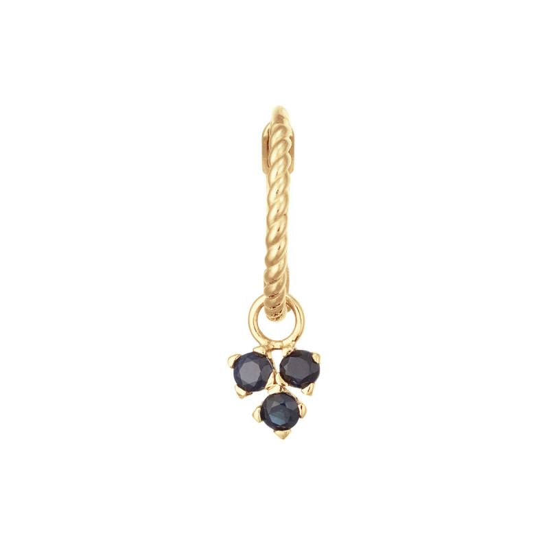 jackie-gold-jks24014-14-karaat-gouden-gedraaide-oorring-met-blauwe-saffier-hanger-per-stuk