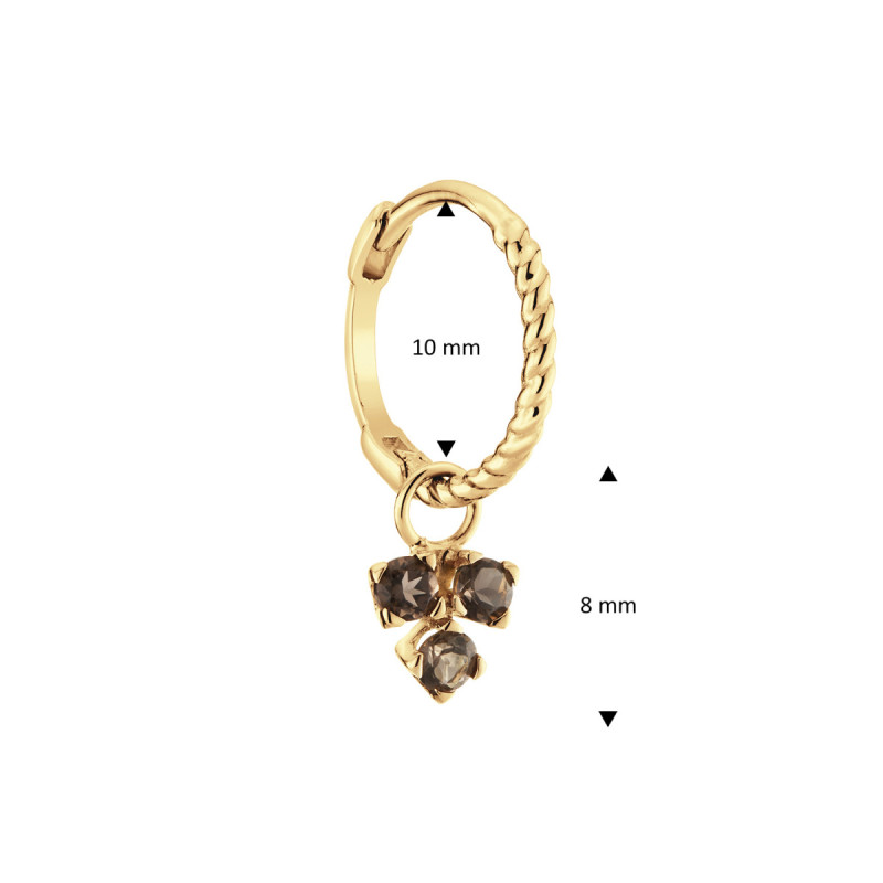 jackie-gold-jks24019-14-karaat-gouden-gedraaide-oorring-met-bruine-rookkwarts-per-stuk