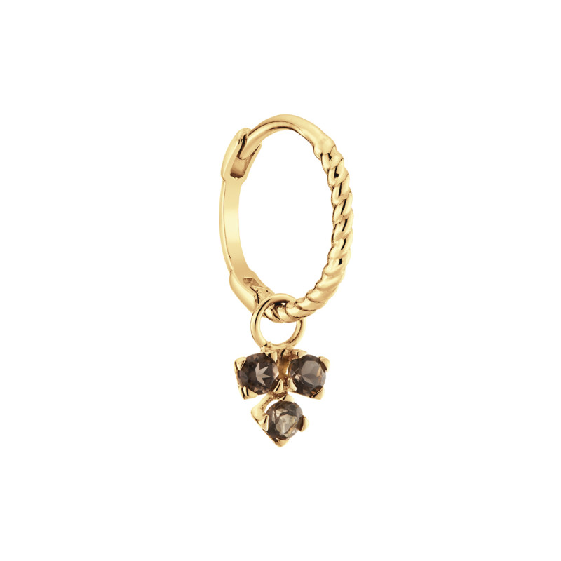jackie-gold-jks24019-14-karaat-gouden-gedraaide-oorring-met-bruine-rookkwarts-per-stuk