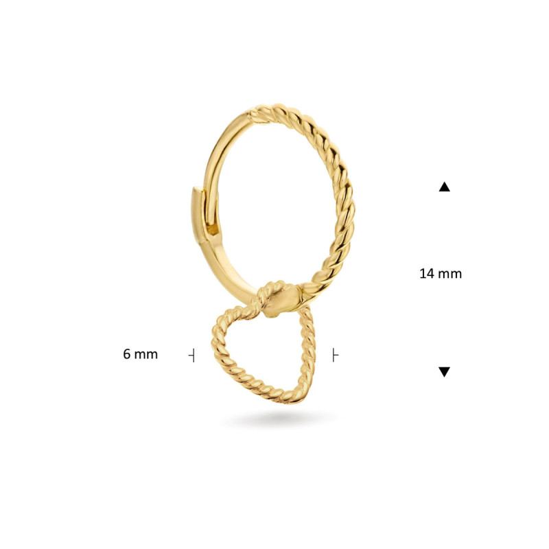 jackie-gold-jks25515-gedraaide-oorring-met-hartjes-hanger-van-14-karaat-goud-per-stuk