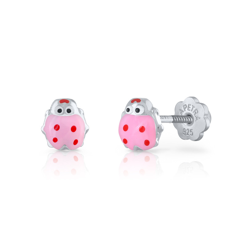 lapetra-lplb0003-kinderoorbellen-met-lichtroze-emaille-lieveheerstbeestje-hoogte-45-mm