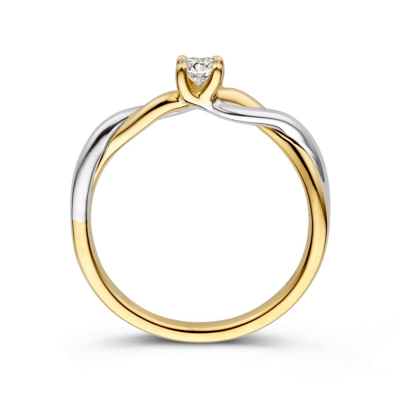 14-karaat-bicolor-verweven-solitair-ring-met-briljante-diamant-0-19-crt-3-7-mm-breed