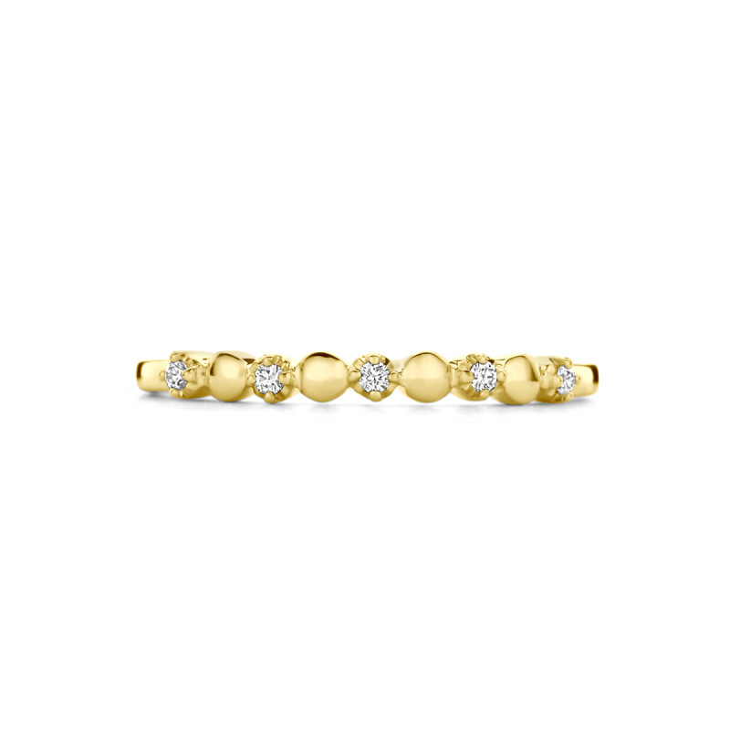 14-karaat-glanzende-gouden-bolvormige-diamanten-ring-0-05-crt-2-mm-breed