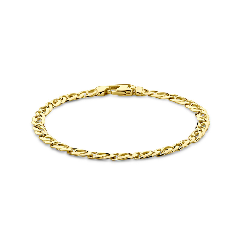 14-karaat-gouden-armband-voor-heren-met-symmetrische-schakels-5-2-mm-breed