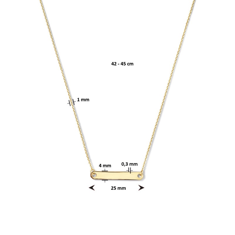 14-karaat-gouden-bar-ketting-4-mm-lengte-42-45-cm