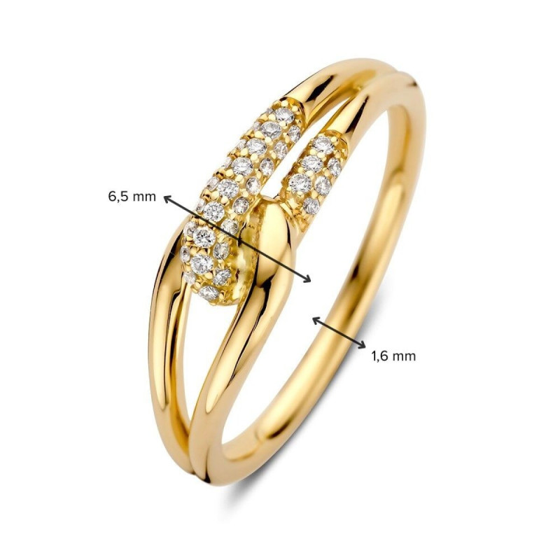 14-karaat-gouden-diamanten-ring-met-lusvorm-0-14-crt-6-5-mm-breed