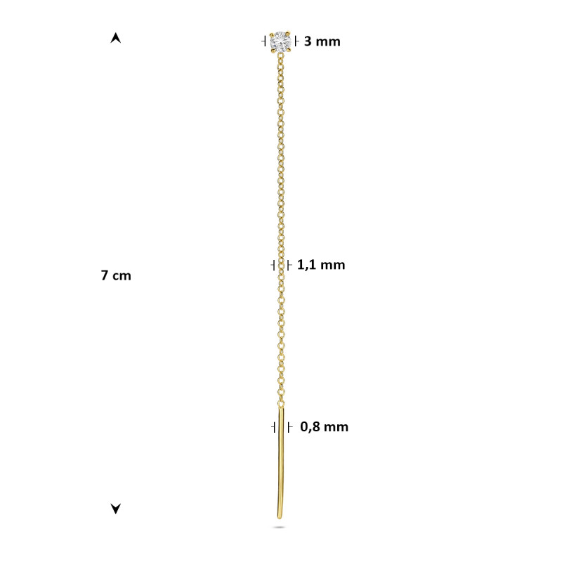 14-karaat-gouden-doortrek-oorbel-met-een-diamant-0-1-crt-de-ketting-is-1-1-mm-breed-en-7cm-lang