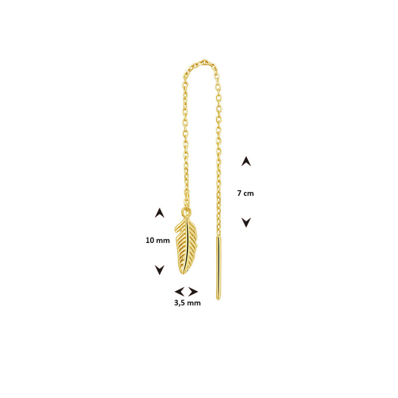 14-karaat-gouden-doortrekoorbel-met-bladmotief-3-5-mm-breed-hoogte-70-mm-per-stuk
