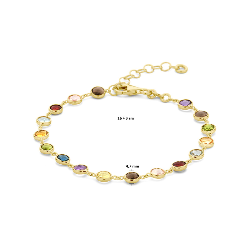 14-karaat-gouden-edelstenen-armband-met-diverse-gekleurde-edelstenen-lengte-16-19-cm