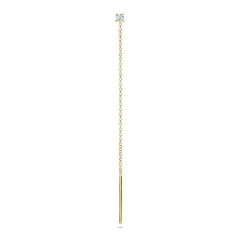 14-karaat-gouden-enkele-doortrekoorbel-met-diamant-0-07-crt-1-mm-breed-hoogte-70-mm