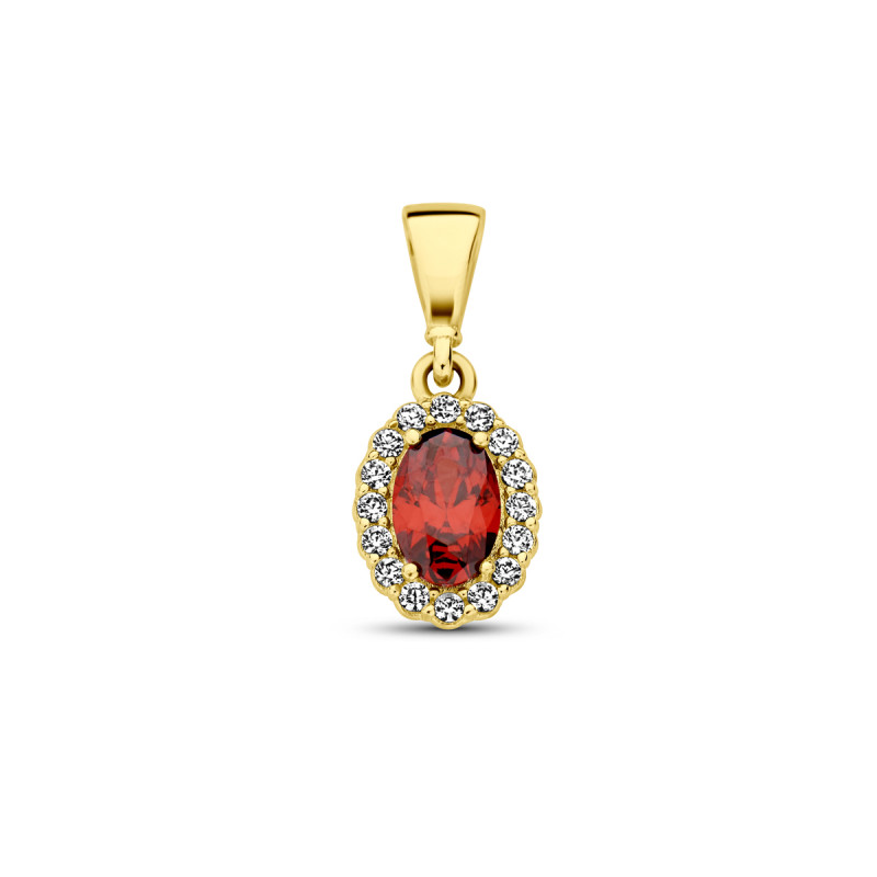 14-karaat-gouden-geboortesteen-hanger-met-rode-zirkonia-januari