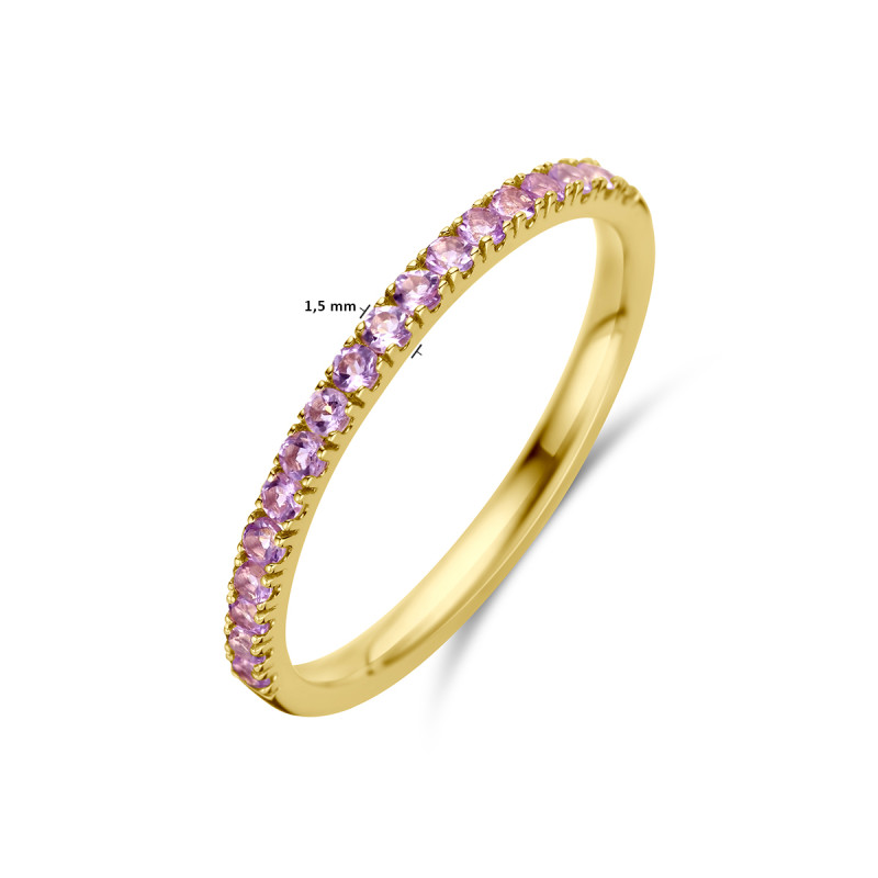 14-karaat-gouden-geboortesteen-ring-juni-lichte-amethist