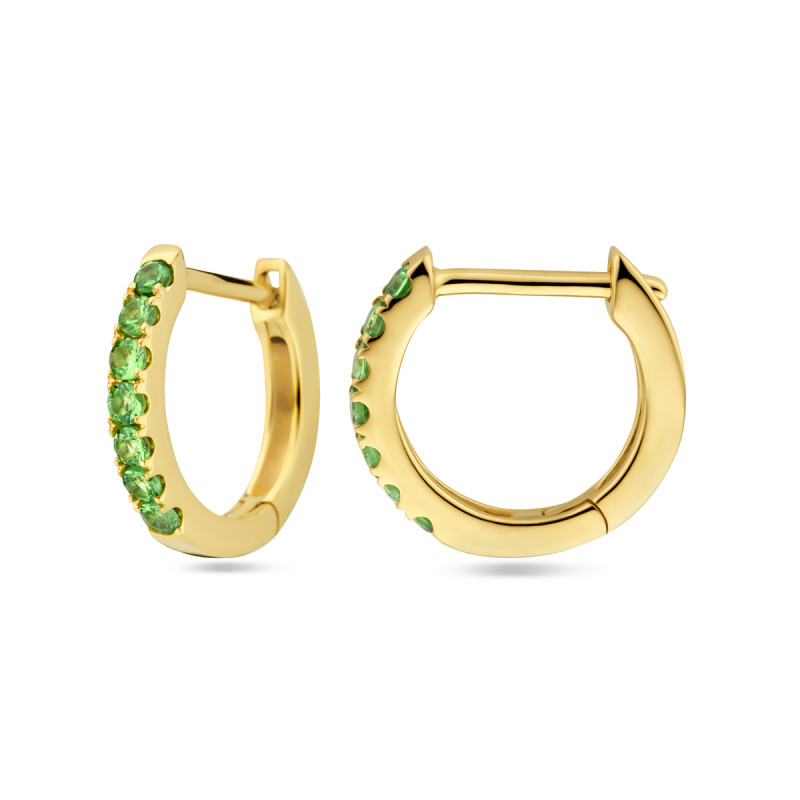 14-karaat-gouden-klapoorringen-met-groene-tsavoriet-2-mm-breed-diameter-12-mm
