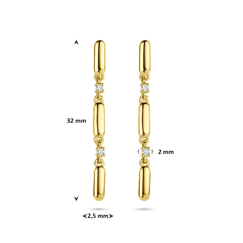 14-karaat-gouden-oorhangers-met-smalle-schakels-en-diamant-0-06-crt-2-5-mm-breed-hoogte-32-mm