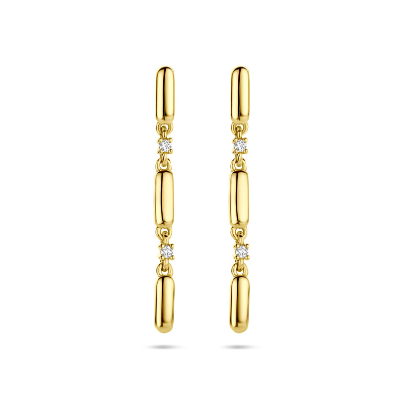 14-karaat-gouden-oorhangers-met-smalle-schakels-en-diamant-0-06-crt-2-5-mm-breed-hoogte-32-mm