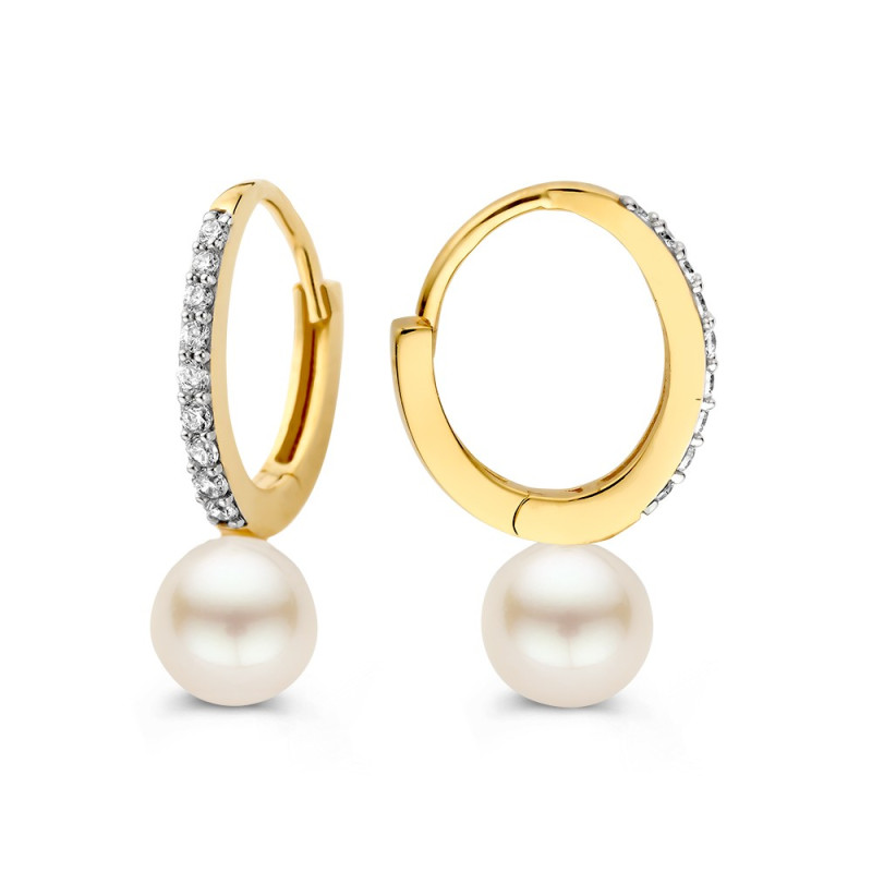 14-karaat-gouden-oorhangers-met-zirkonia-stenen-en-parels-diameter-11-mm