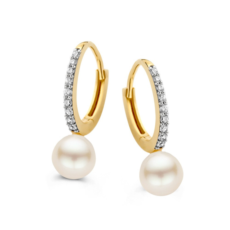 14-karaat-gouden-oorhangers-met-zirkonia-stenen-en-parels-diameter-11-mm