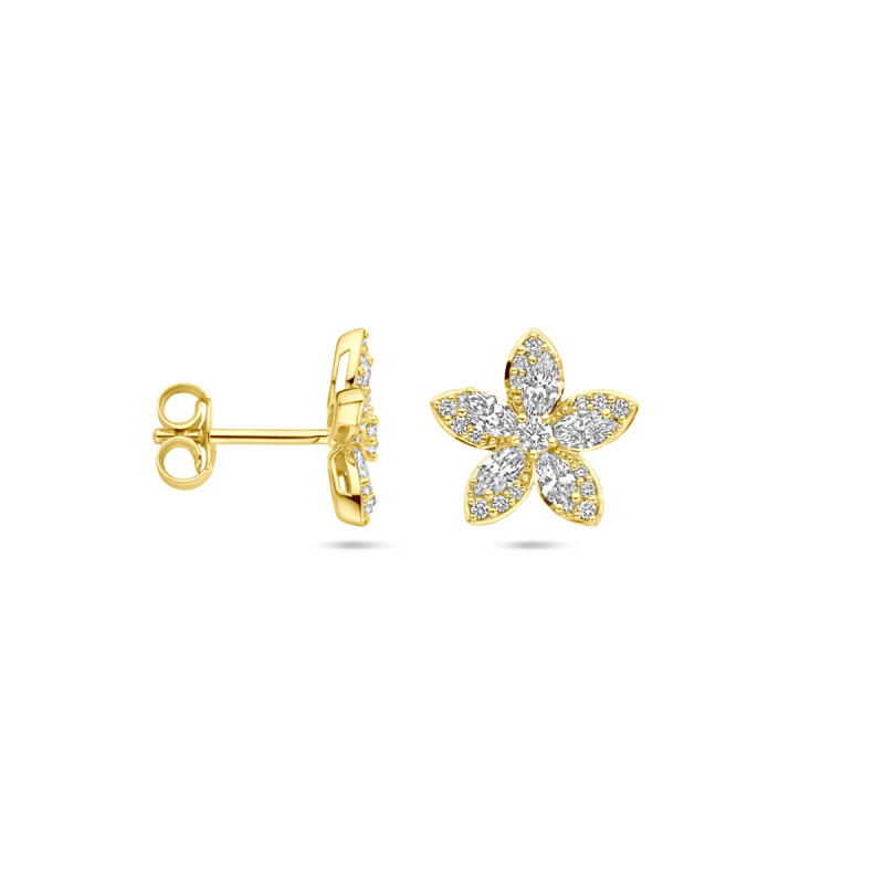 14-karaat-gouden-oorknopjes-met-bloem-en-diamanten-0-84-crt-11-5-mm-breed-hoogte-11-mm
